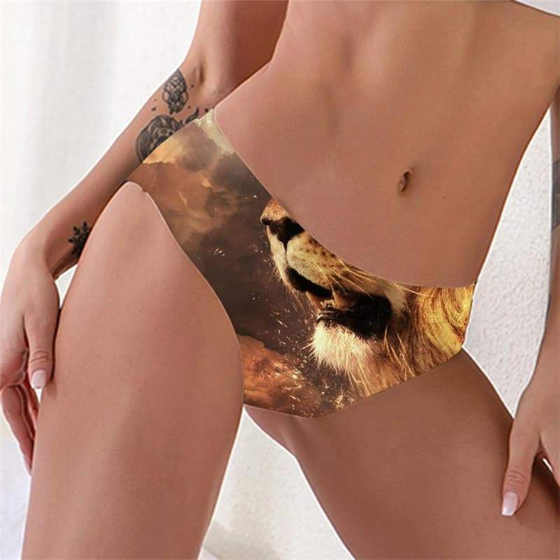 Womens SIMBA THE LION KING Gstring Thong Disney Sexy Panties Underwear