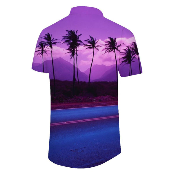 
Summer Men's Hawaiian Shirt Coconut Tree 3D Printed Short Sleeve Clothing Casual Beach Shirt Men
                
