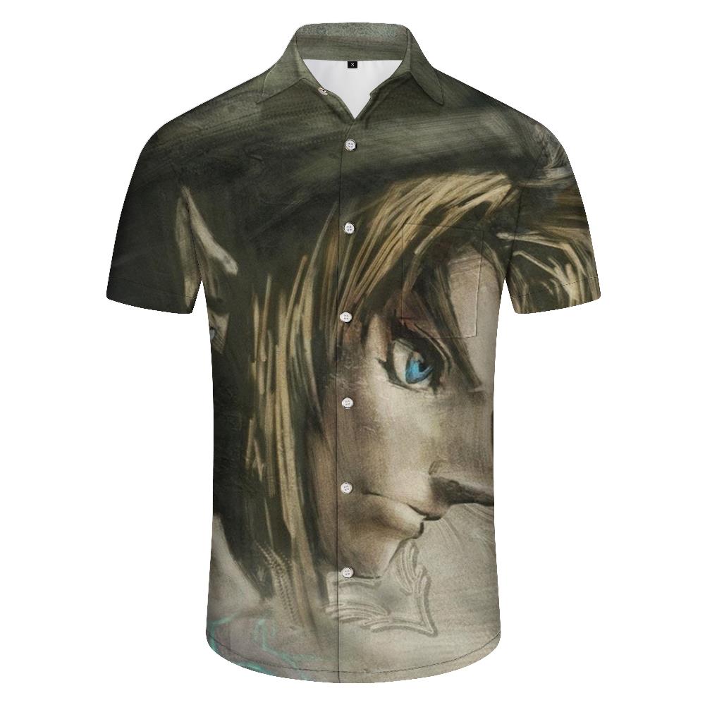 
Men's 3D digital printing Japanese cartoon anime casual loose short-sleeved pattern cool fashion short-sleeved shirt
                