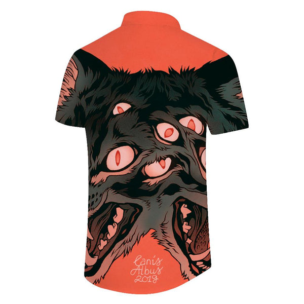 
Hawaiian Men's Shirt Anime Shirt Cartoon Short Sleeve Top Summer Casual Men's Wear Street Animal Cat Retro 3D Digital Printing Pattern
                