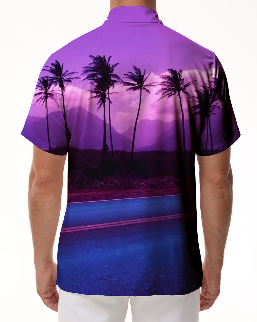 
Summer Men's Hawaiian Shirt Coconut Tree 3D Printed Short Sleeve Clothing Casual Beach Shirt Men
                