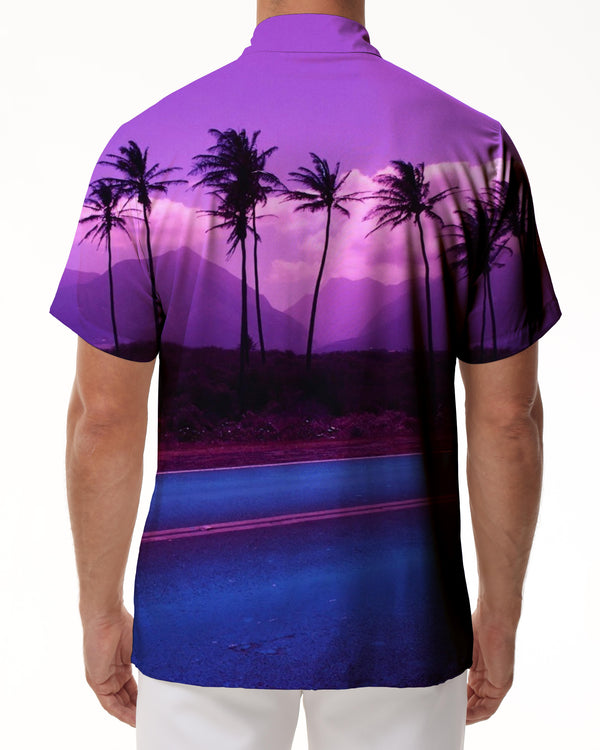 
Summer Men's Hawaiian Shirt Coconut Tree 3D Printed Short Sleeve Clothing Casual Beach Shirt Men
                