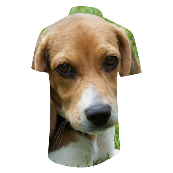 
Beagle Mens Fashion Shirts Comfortable Hawaiian Shirts Mens Casual Style Shirts Resort Shirts with Short Sleeves Button Down
                