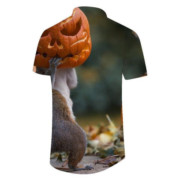 
Animal Print Men's Short Sleeve Button Down Shirt Casual Loose Fit Summer Beach Shirt Men's Dress Shirt
                