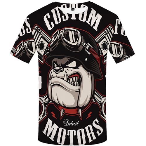 
Dog T shirts Men Military Tshirt Anime Animal Tshirts Casual Short Sleeve
                