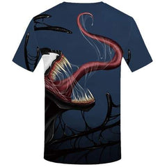 Venom T-shirt Men Anime Tshirts Cool Fitness T-shirts 3d Black T shirts Funny Casual T-shirts Graphic Short Sleeve Hip hop Men - KYKU