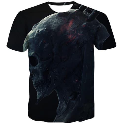 
Skull T-shirt Men Flame Tshirts Cool Abstract T-shirts Graphic Hip Hop T-shirts 3d Gothic Tshirt Printed Short Sleeve T shirts - KYKU
                