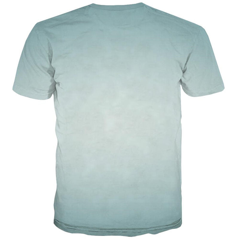 
Gray blue gradient texture shirts special texture top tee different Cool man art costume
                
