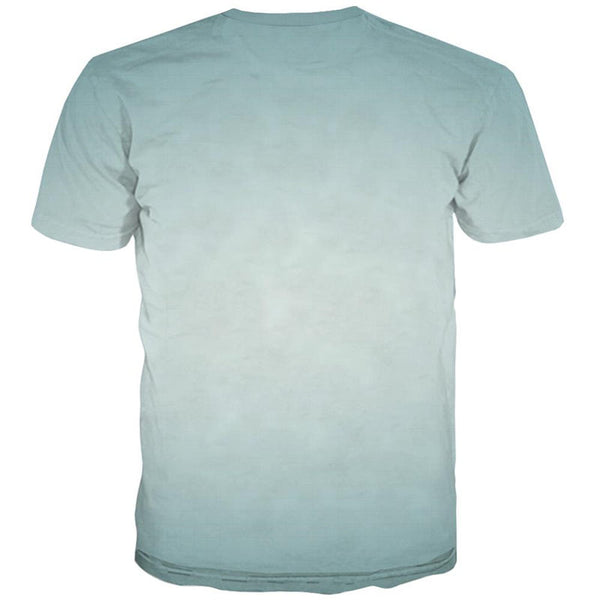 
Gray blue gradient texture shirts special texture top tee different Cool man art costume
                