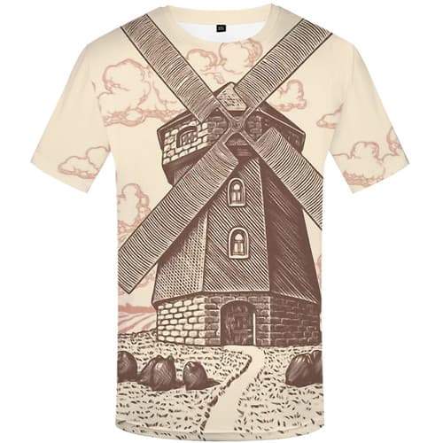 
Windmill T shirts Men Netherlands Tshirts Casual Cartoon T-shirts Graphic Novel Tshirts Cool Vintage T shirts Funny Short Sleeve - KYKU
                