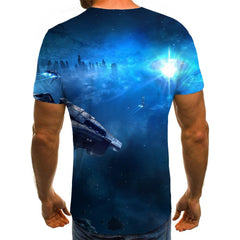 Airship t shirt air ship top tee men art costume Cool flying ship
