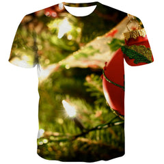 Christmas tree lights shirts festival clothing Cool art costume men Christmas