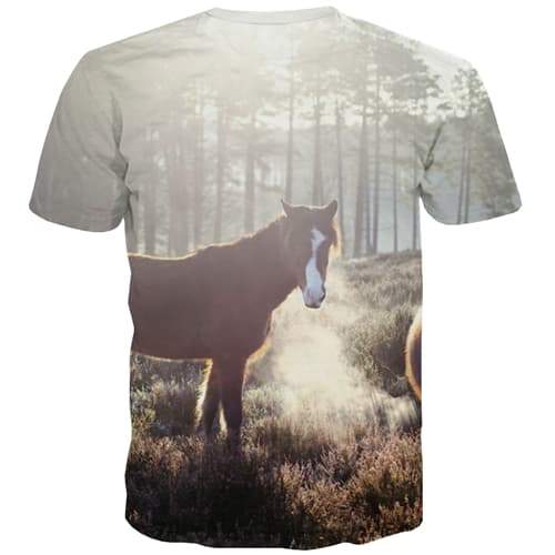 
Horse T shirts Men Animal Tshirts Novelty Lovely T-shirts Graphic Harajuku Shirt Print Funny Tshirts Casual Short Sleeve - KYKU
                