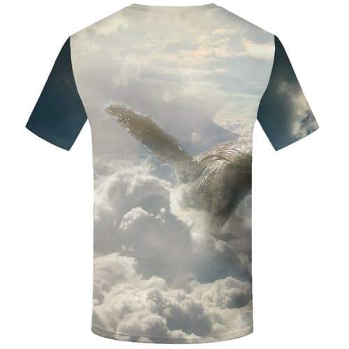 
Fish T-shirt Men Animal Tshirts Casual Sky Tshirt Anime Cloud Shirt Print Abstract Tshirt Printed Short Sleeve Full Print Mens - KYKU
                