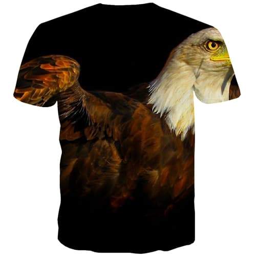 
Eagle T-shirt Men Bird T shirts Funny Animal Tshirt Printed Funny Tshirts Novelty Feather Tshirts Cool Short Sleeve Fashion - KYKU
                