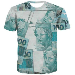 Canadian Dollar T shirts Men Money Tshirts Cool Canada Tshirts Casual Character T-shirts 3d Harajuku Tshirts Novelty - KYKU