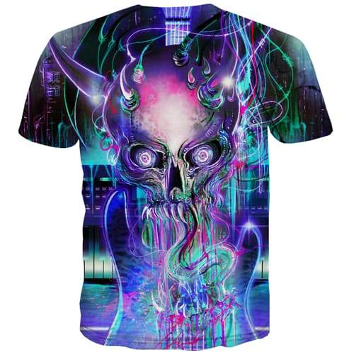 
Skull T-shirt Men Abstract Tshirts Novelty Gothic T-shirts Graphic Hip Hop Tshirt Printed Colorful T-shirts 3d Short Sleeve - KYKU
                