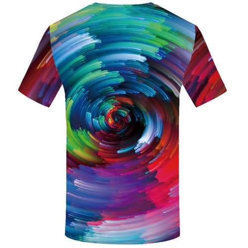 
Rainbow T shirts Men Psychedelic Tshirt Anime Vortex Shirt Print Colorful Tshirts Cool Dizziness Tshirts Casual Short Sleeve - KYKU
                
