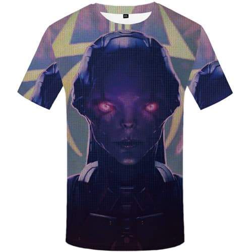 
Alien T-shirt Men Cartoon Shirt Print Metal Tshirt Anime Fantasy Tshirts Casual Mechanical Tshirts Novelty Short Sleeve summer - KYKU
                