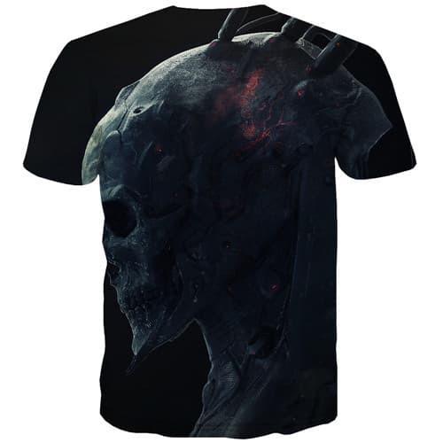 
Skull T-shirt Men Flame Tshirts Cool Abstract T-shirts Graphic Hip Hop T-shirts 3d Gothic Tshirt Printed Short Sleeve T shirts - KYKU
                