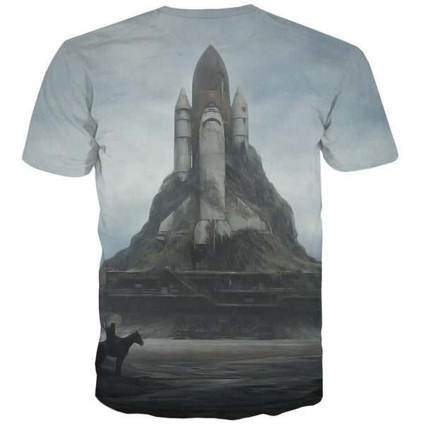 
Airship t shirt air ship t shirt 3D flying ship art costume Cool men
                