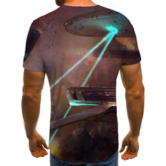 Airship shirt air ship tee shirt flying ship Cool art costume men