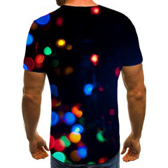 little lantern t shirts Novelty 3D shirt festival Christmas men Cool art costume