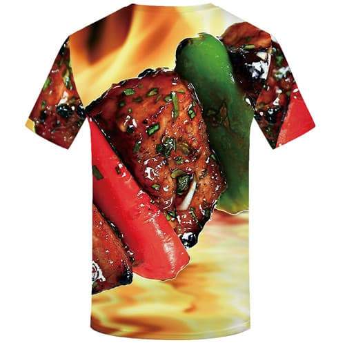 
Burger T-shirt Men Food Tshirt Printed Harajuku T-shirts Graphic Gothic T-shirts 3d Short Sleeve Fashion Men women Tee Top Slim - KYKU
                