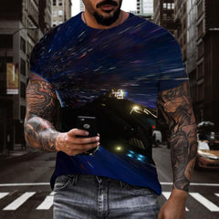 t shirt Airship tee top air ship flying ship art costume men Casual