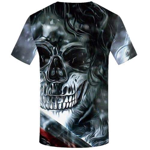 
Skull T-shirt Men War Tshirts Cool Metal Tshirts Novelty Harajuku T-shirts Graphic Gothic Tshirt Printed Short Sleeve summer - KYKU
                