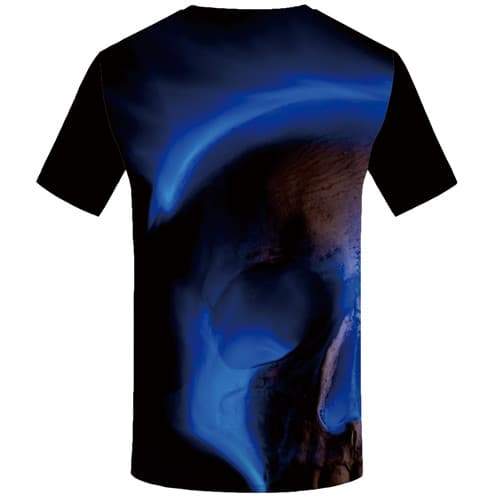 
Skull T-shirt Men Aurora T shirts Funny Black Tshirts Novelty Gothic Tshirts Cool Short Sleeve Punk Rock Unisex S-5XL Streetwear - KYKU
                