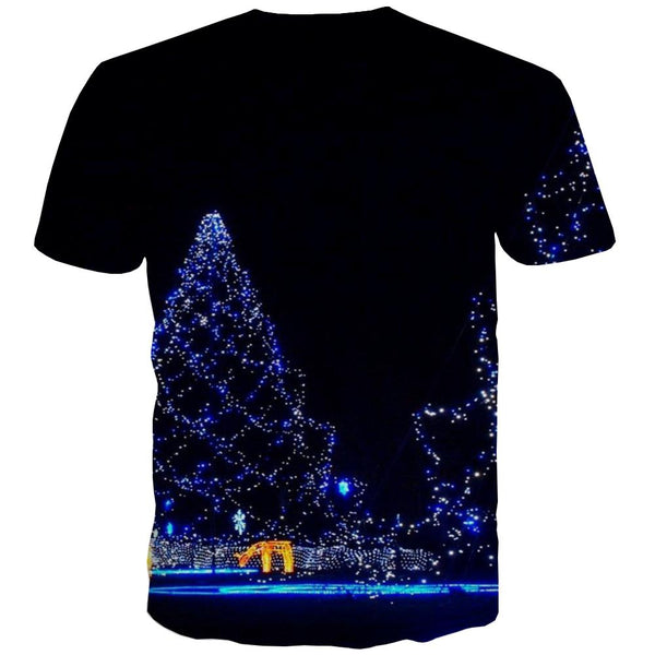 
street lighting tshirt festival t shirt 3D art costume Cool Christmas men
                