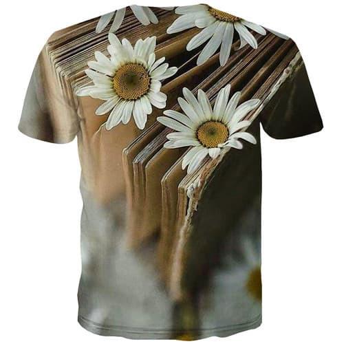 
Flower T-shirt Men Creative T shirts Funny White Tshirts Novelty Harajuku Tshirt Printed Funny Shirt Print Short Sleeve Hip hop - KYKU
                