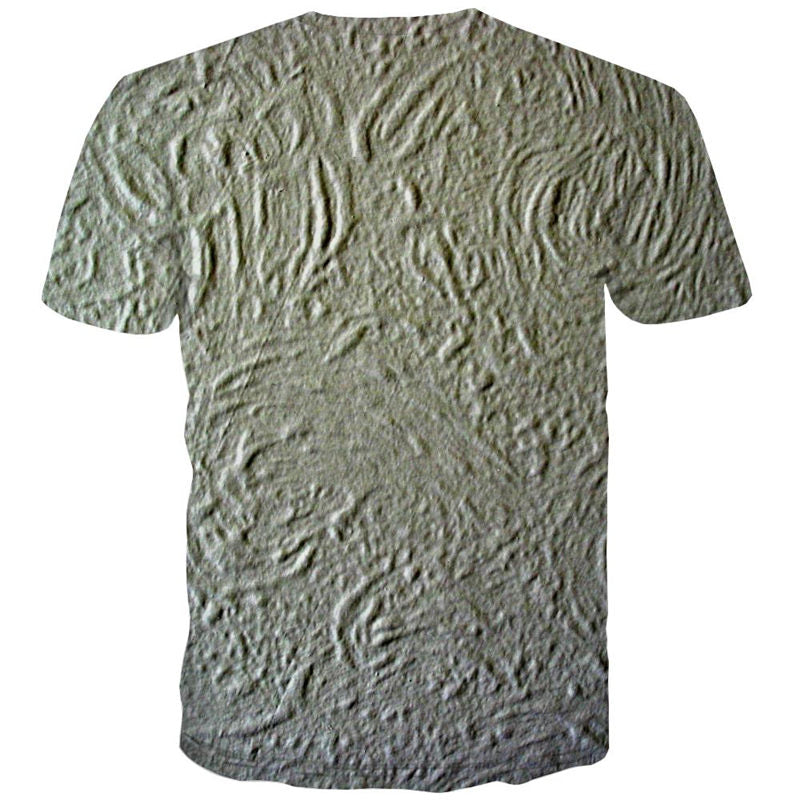 
Irregular Convex Texture shirts special texture 3D tshirt Casual art costume different man
                