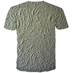 Irregular Convex Texture shirts special texture 3D tshirt Casual art costume different man