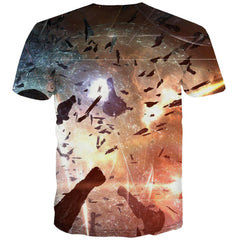 tshirt Airship tee top air ship art costume men flying ship Cool