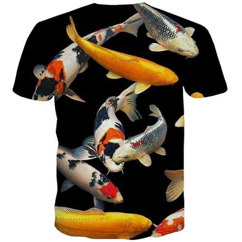 
Carp T shirts Men Animal Tshirts Novelty Fish T shirts Funny Black Tshirts Cool Harajuku Shirt Print Short Sleeve T shirts Men - KYKU
                