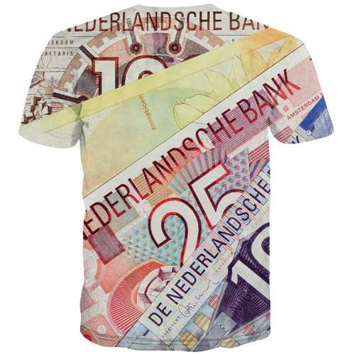 
Money T-shirt Men Netherlands T shirts Funny Geometric Tshirt Printed Harajuku Tshirts Cool Colorful Shirt Print Short Sleeve - KYKU
                