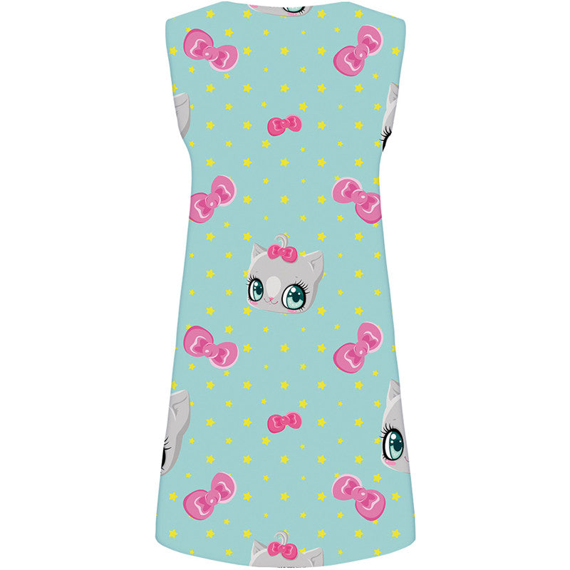 
Cat Dress Women Animal Sexy Cartoon Ladies Dresses Star Party Womens Clothing Elegant
                