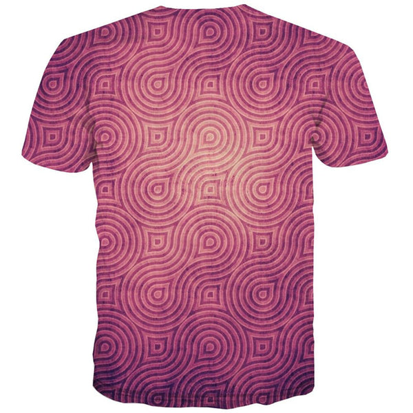 
Fuchsia symmetrical texture shirt shirt tee special texture different art costume man Cool
                