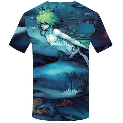 
Shark T shirts Men Cartoon Tshirt Anime Character Tshirt Printed Fish T-shirts 3d Ocean Tshirts Cool Short Sleeve Fashion Men - KYKU
                