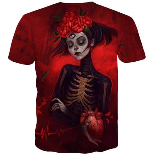 
Clown T-shirt Men Skeleton Shirt Print Cosplay T shirts Funny Funny Tshirt Anime Flower T-shirts Graphic Short Sleeve T shirts - KYKU
                