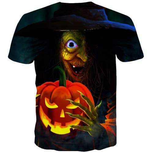 
Halloween T-shirt Men Pumpkin Tshirts Casual Witch Tshirts Novelty Punk Tshirts Cool Gothic T shirts Funny Short Sleeve Fashion - KYKU
                