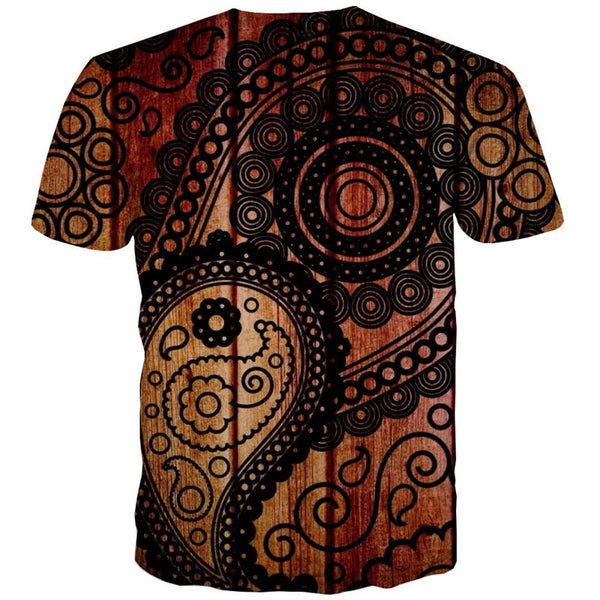 
Irregular geometric pattern shirt special texture Casual man art costume different Cool
                