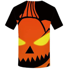 Halloween T shirts Men Pumpkin Tshirt Printed Gothic T-shirts 3d Harajuku T-shirts Graphic Short Sleeve Punk Rock Unisex New - KYKU
