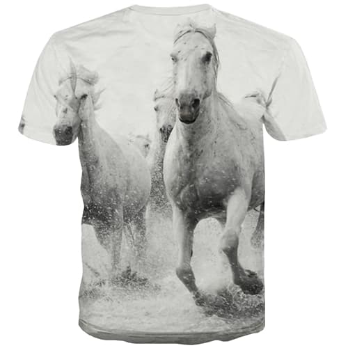 
Horse T shirts Men Animal T-shirts Graphic Funny T-shirts 3d Harajuku Tshirts Casual Leisure Tshirts Novelty Short Sleeve summer - KYKU
                