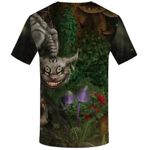 
Cat T-shirt Men Skeleton Shirt Print Flower T-shirts Graphic Forest T-shirts 3d Harajuku Tshirts Cool Short Sleeve Hip hop - KYKU
                