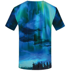 Aurora T-shirt Men Cartoon T-shirts Graphic Graffiti T shirts Funny Art T-shirts 3d Harajuku Shirt Print Short Sleeve summer - KYKU