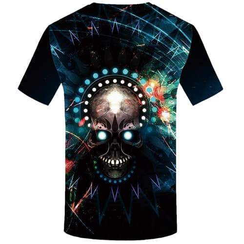 
Skull T shirts Men Galaxy Space Tshirts Casual Black T-shirts 3d Colorful Shirt Print Graffiti T-shirts Graphic Short Sleeve - KYKU
                