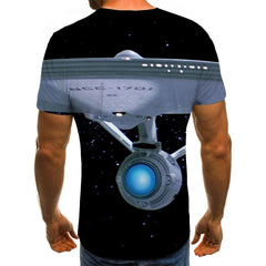 Airship tshirt 3D tshirt air ship flying ship men Cool art costume